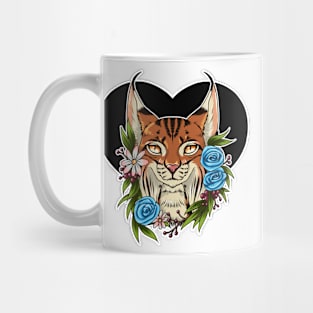 Lynx Black Mug